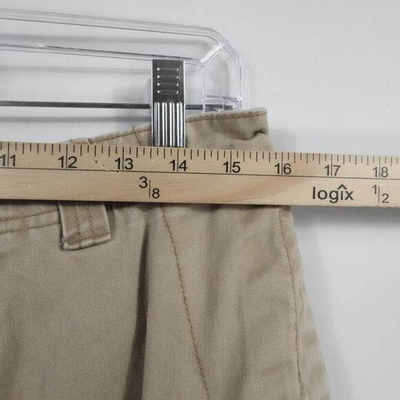 Old Navy Cargo Pants Men 32x26 Khaki Teakwood Cargo Utility Pockets Classic Y2K - Picture 9 of 15